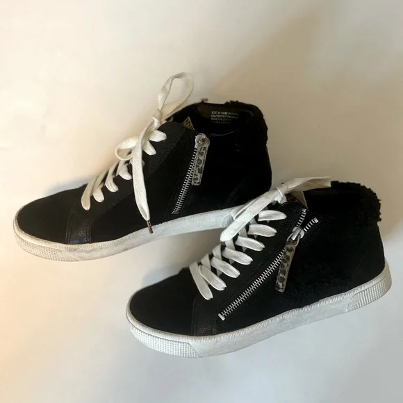 Dolce Vita Shoes Dolce Vita Zonya Hi Top Faux Suede Lace Up